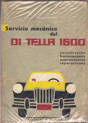 Repuesto Manual Servicio Mecanico Di Tella 1500