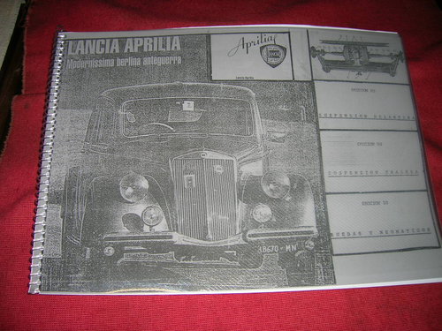Part Lancia Aprilia Collection
